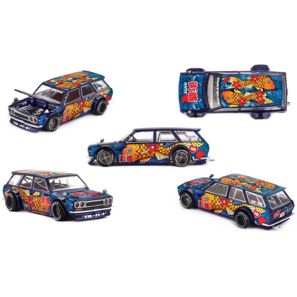 Mini GT Kaido House Datsun Kaido 510 Wagon Koi Wagon V1 (248) (1:64)