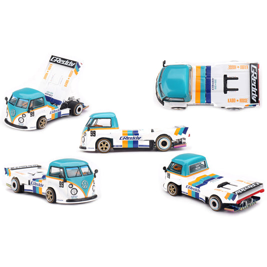 Mini GT Kaido House Volkswagen T1 GReddy Pickup V1 (261) (1:64 Scale)