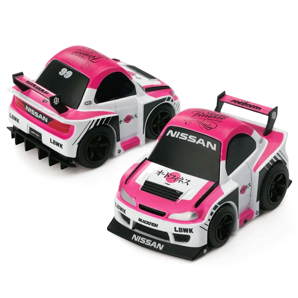Mini GT Qube Carz - 006 - Nissan Silvia S15 Liberty Walk Auto Finesse