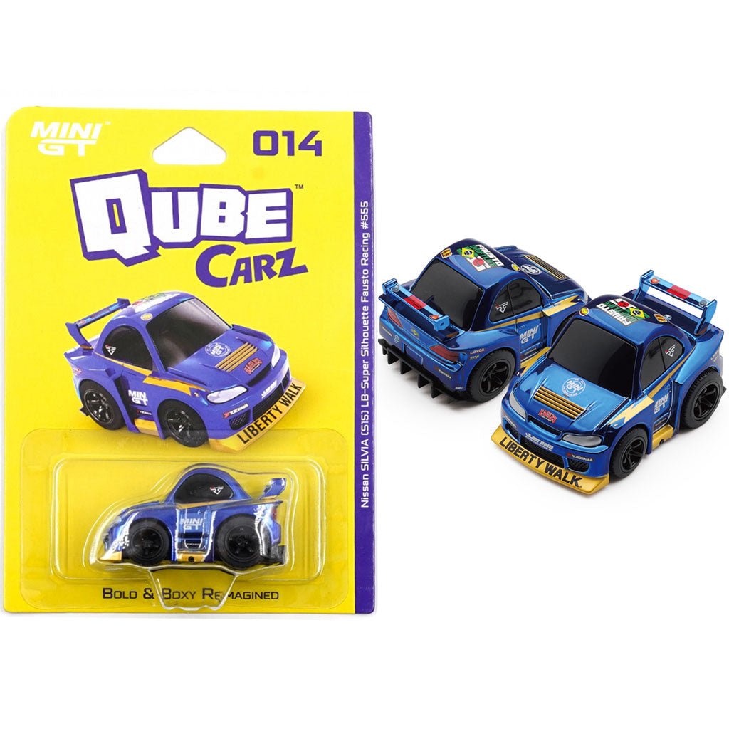 Mini GT Qube Carz - 014 - Nissan Silvia S15 Silhouette Fausto Racing
