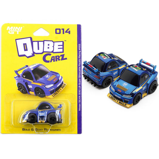 Mini GT Qube Carz - 014 - Nissan Silvia S15 Silhouette Fausto Racing