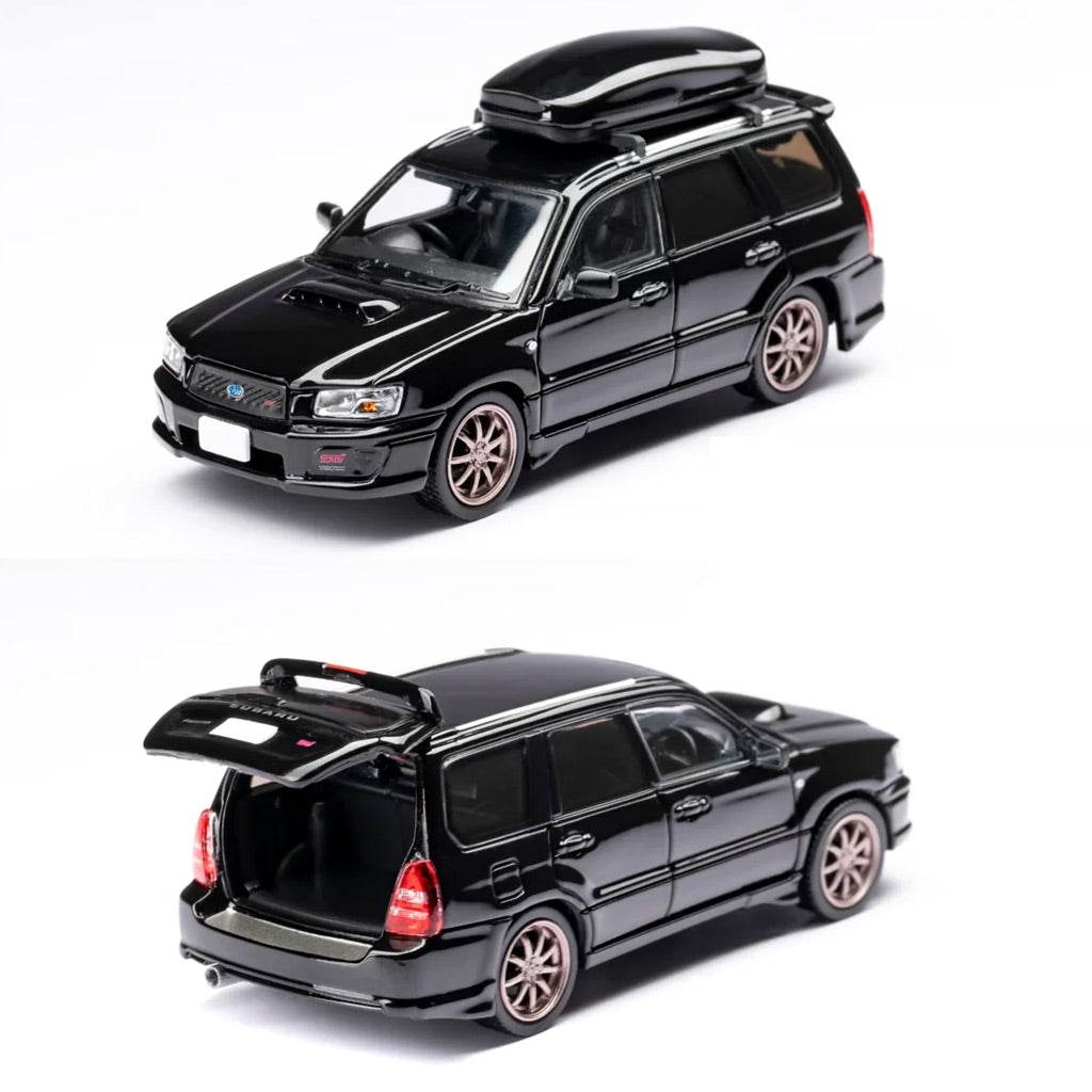 ModelModel Subaru Forester SG9 STI Version Black (1:64 Scale)