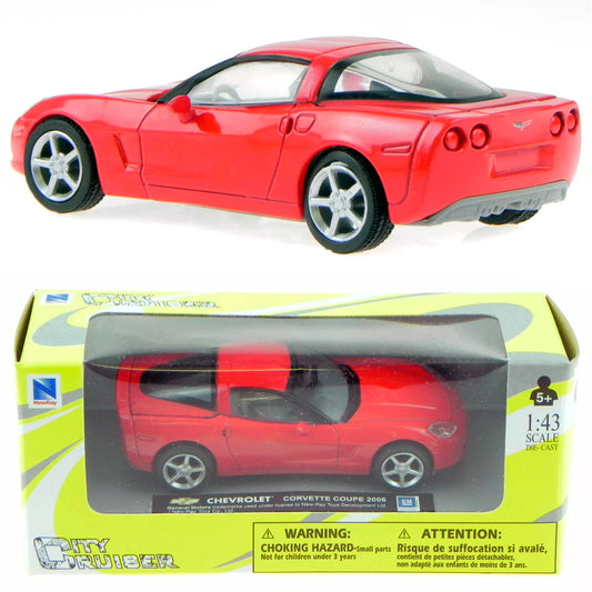 NewRay Chevrolet Corvette Coupe 2006 Red (1:43 Scale)