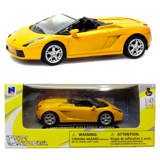 NewRay Lamborghini Gallardo Spyder Yellow (1:43 Scale)