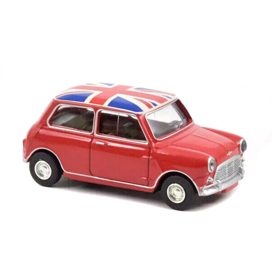 Norev 1964 Mini Cooper S Red With Union Jack Roof (1:54)