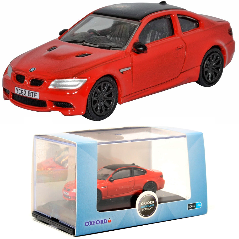 Oxford Diecast BMW M3 Coupe 2012 Imola Red (1/76)