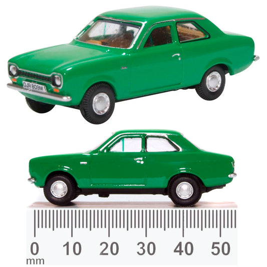 Oxford Ford Escort Mk1 Modena Green (1:76 Scale)