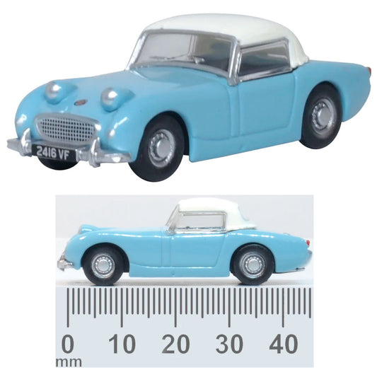 Oxford Austin Healey Frogeye Sprite - Iris Blue (1/76) (Paint Chip)