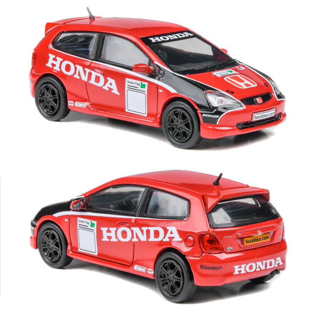 64 Para 2001 Honda Civic Type R EP3 BTCC Honda Racing Livery (1:64)