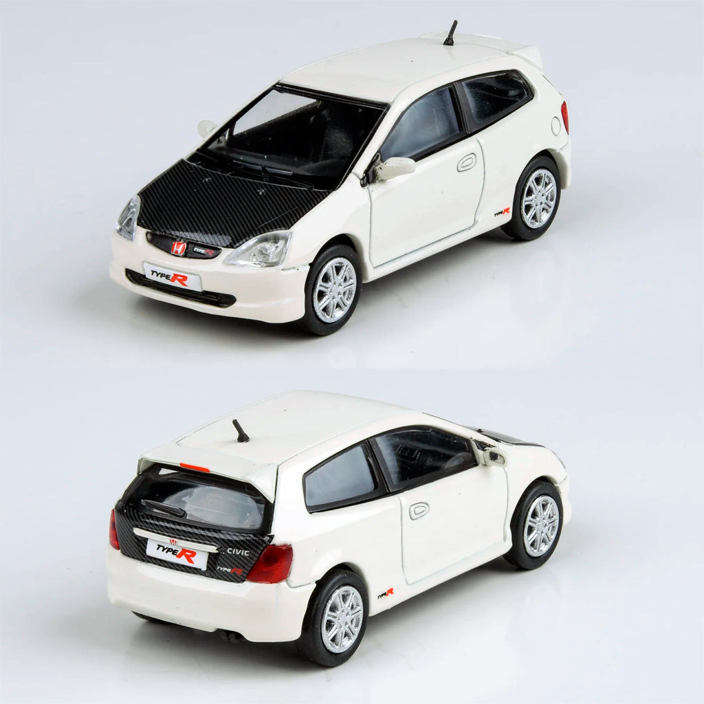 64 Para 2001 Honda Civic Type R EP3 White / Carbon (1:64) – AGR Models