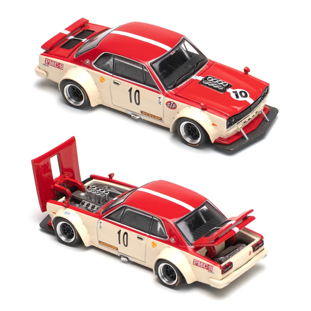 Pop Race Nissan Skyline GT-R V8 Drift Hakosuka Watanabe (075) (1:64)