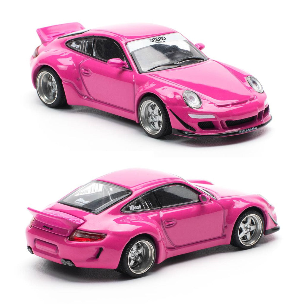 Pop Race Porsche 997 RWB Pink (202) (1:64 Scale)