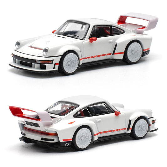 Pop Race Singer DLS Turbo Track White (226) (1:64 Scale)