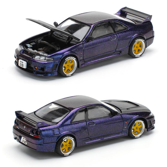 Pop Race Nissan Skyline GT-R R33 Nismo Midnight Purple (256) (1:64)