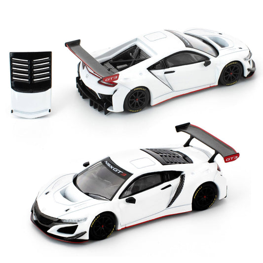 Pop Race Honda NSX GT3 Evo22 White (280) (1:64 Scale)