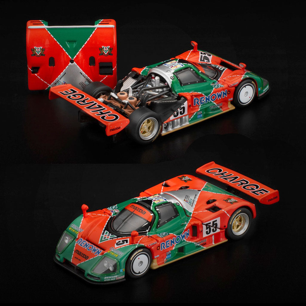 Pop Race Mazda 787B #55 Winner 1991 Le Mans 24 Hours (1:64 Scale)