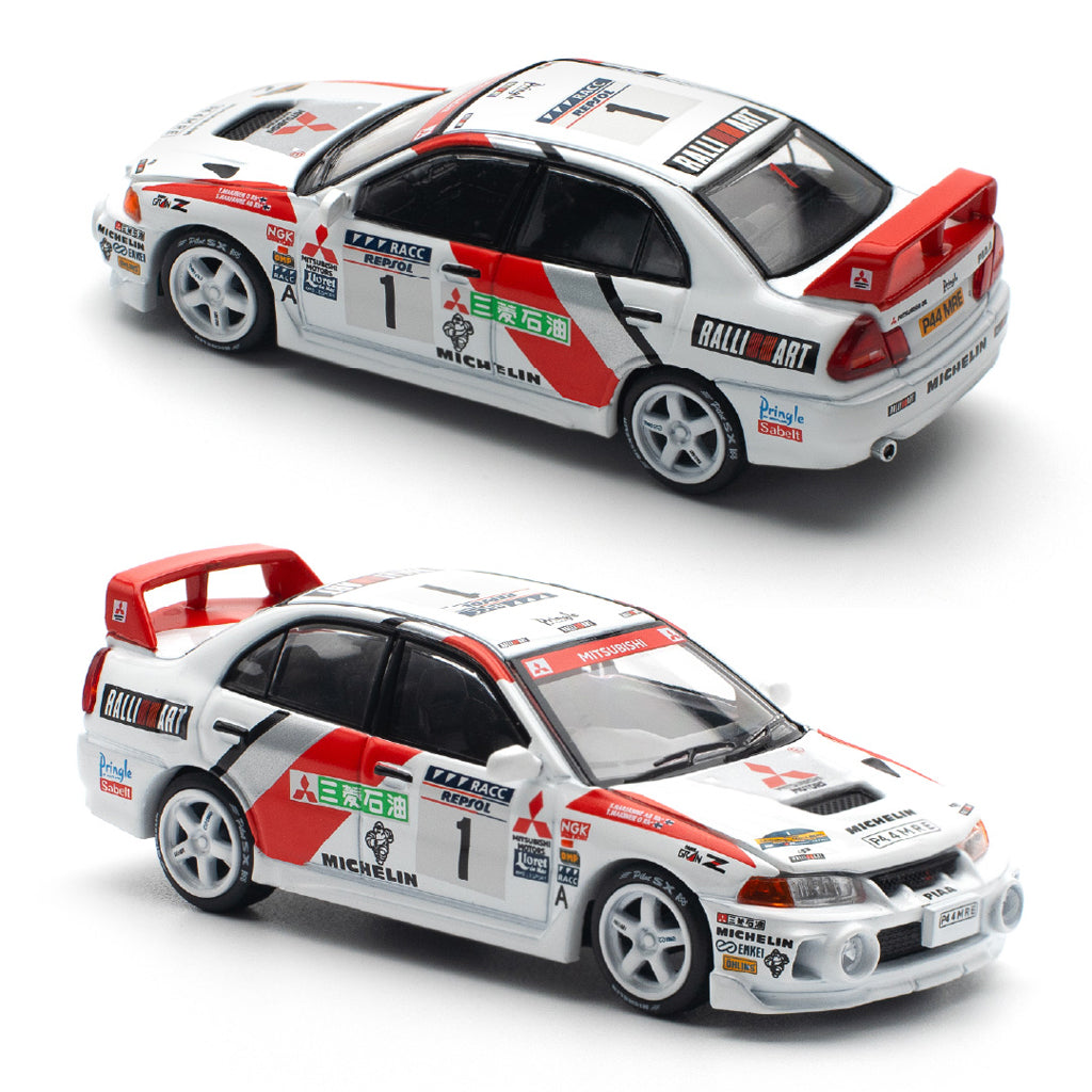 Pop Race Mitsubishi Lancer Evolution IV Catalunya Rally 1997 (1:64)