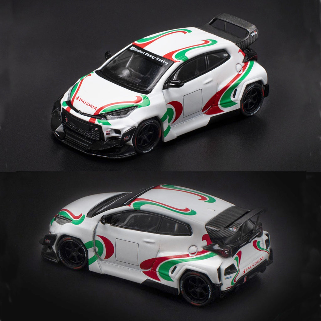 Pop Race Pandem GR Yaris Rally Livery (PR64-136) (1:64 Scale)
