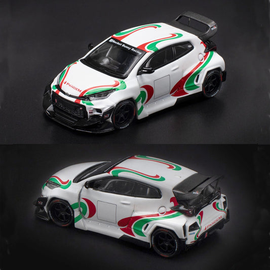 Pop Race Pandem GR Yaris Rally Livery (PR64-136) (1:64 Scale)