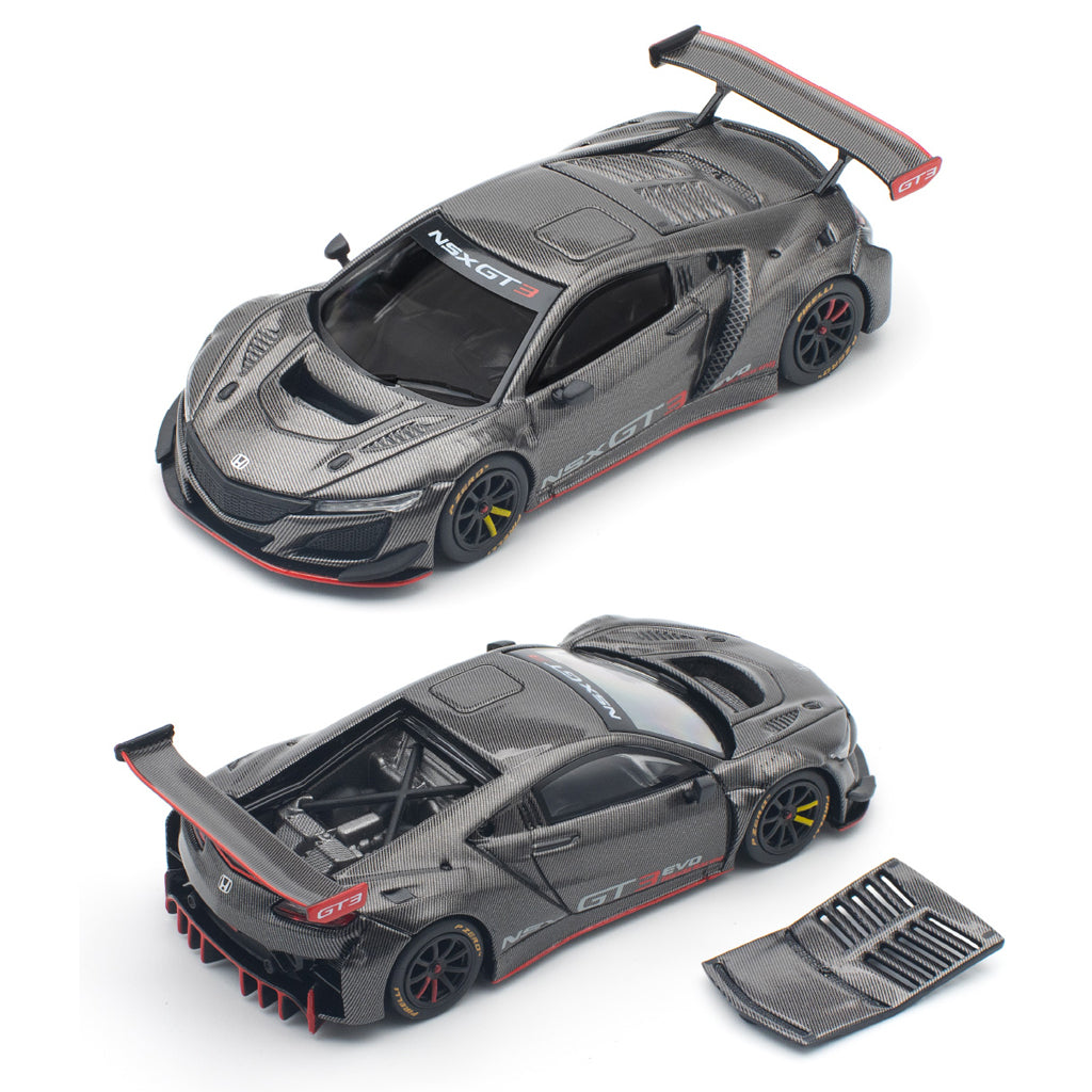 Pop Race Honda NSX GT3 Evo22 Carbon Edition (PR64-159) (1:64 Scale)
