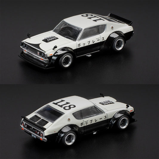 Pop Race Nissan Skyline GT-R V8 Drift Kenmeri NPA Style (252) (1:64)