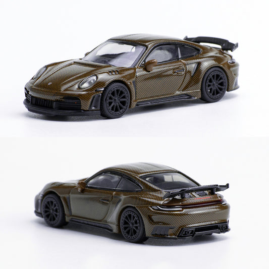 Pop Race Stinger 992 Carbon Edition Brown (1:64)