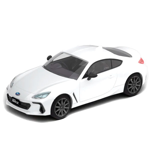 Pop Race Subaru BRZ Crystal White (1:64)