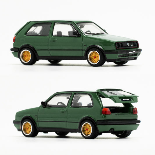Pop Race Volkswagen Golf GTI Mk2 Oak Green (099) (1:64)
