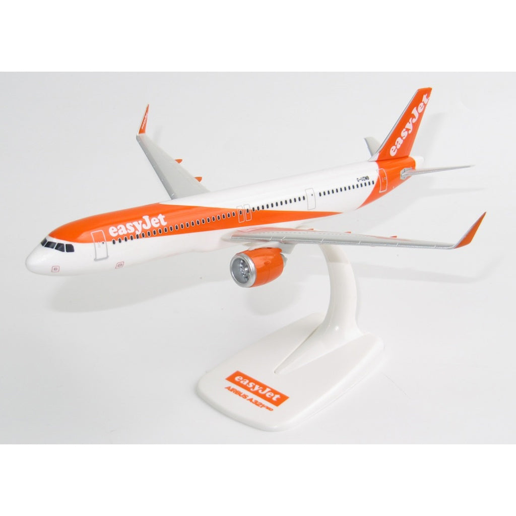 PPC Models Airbus A321 Neo Easyjet G-UZMB Model Plane (1:200 Scale)