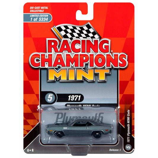 Racing Champions 1971 Plymouth Hemi Cuda Grey (1:64)