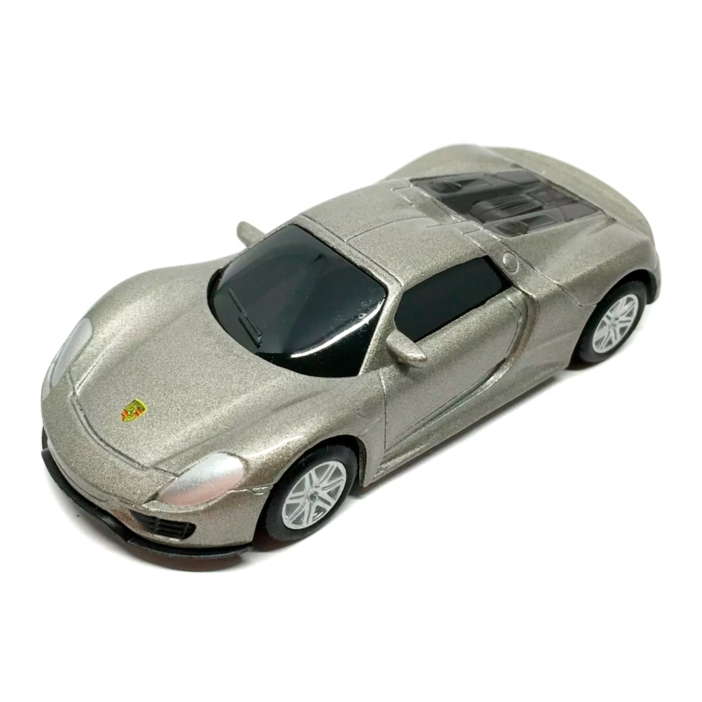 RMZ City Junior - Porsche 918 Spyder Silver (1:64) (Tatty Card)