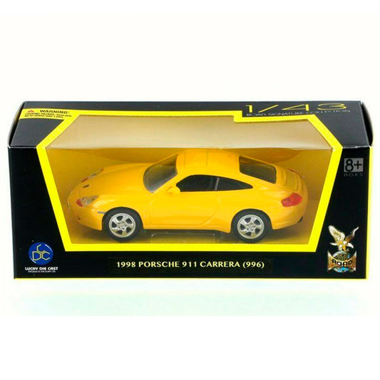 Porsche 911 Carrera 996 Yellow 1998 (1:43 Scale) By Road Signature