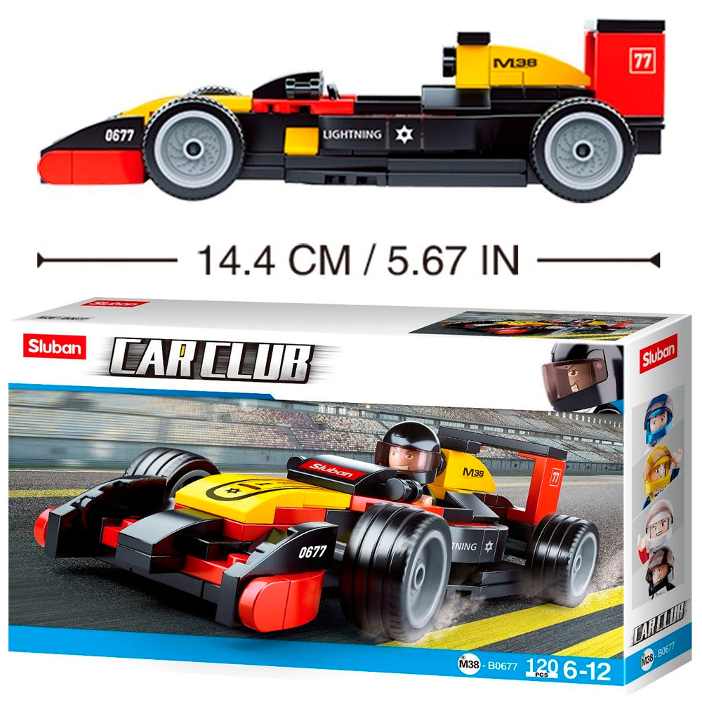 Sluban Car Club - F1 Race Car (M38-B0677)