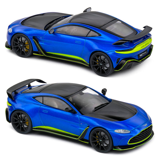 Solido Aston Martin Vantage V12 2023 Blue / Yellow (1:43)