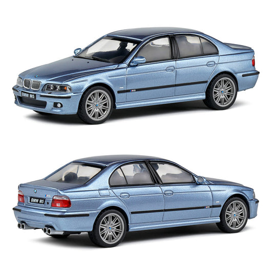 Solido BMW E39 M5 2003 Silver Water Blue (1:43)