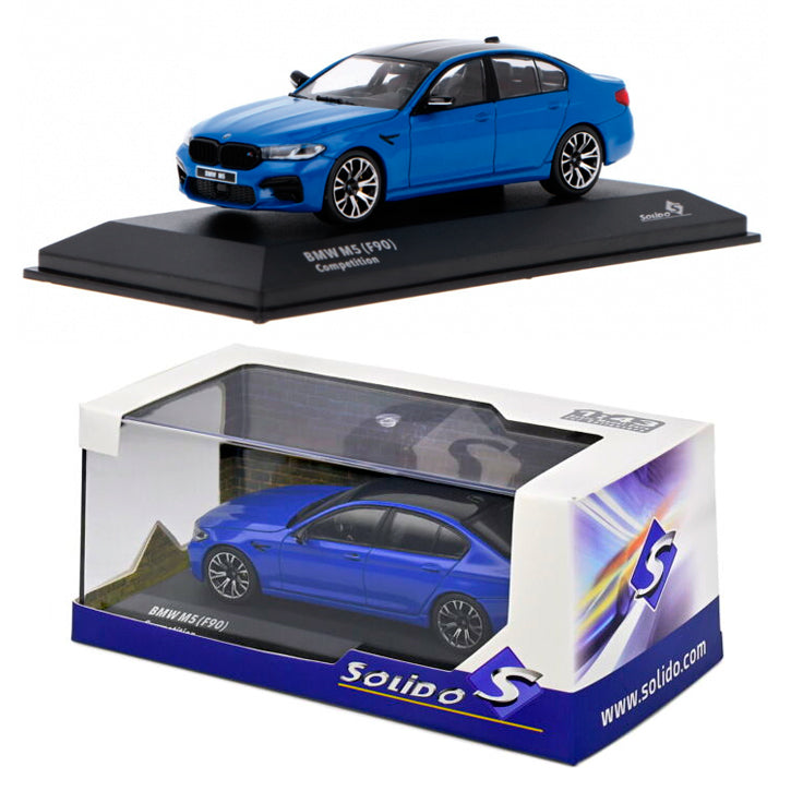 Solido BMW F90 M5 Competition 2022 Blue (1:43)