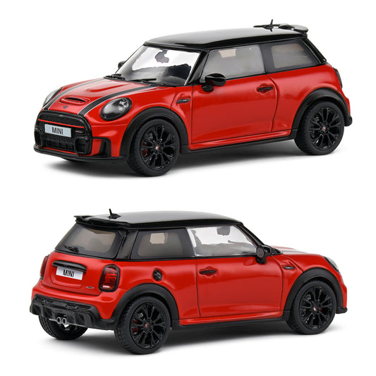 Solido 2023 BMW Mini Cooper John Cooper Works (F56) Red (1:43 Scale)