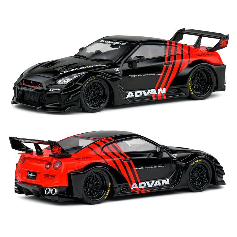 Solido Nissan GT-R R35 Liberty Walk LBWK Advan (1:43)