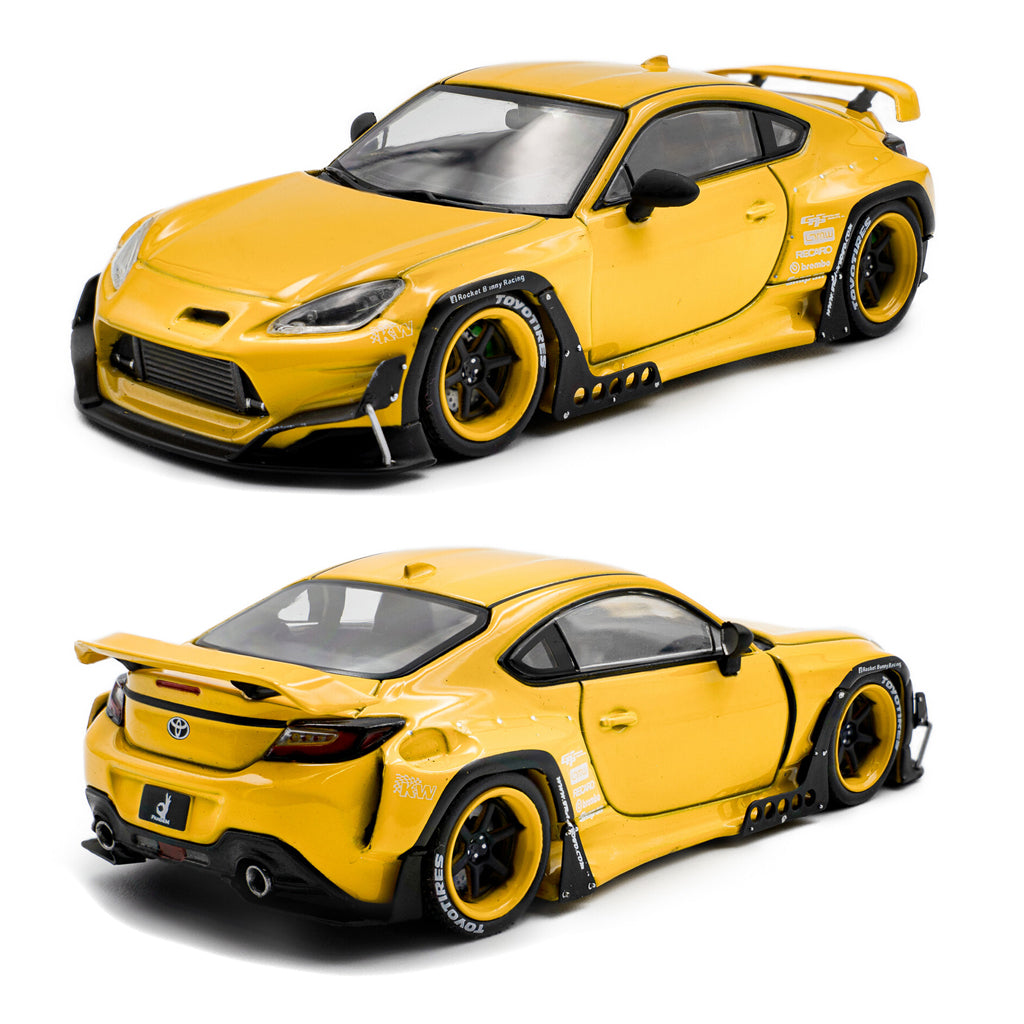 Solido Pandem Toyota GR86 2022 Yellow (1:43 Scale)