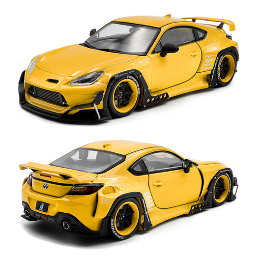 Solido Pandem Toyota GR86 2022 Yellow (1:43 Scale)
