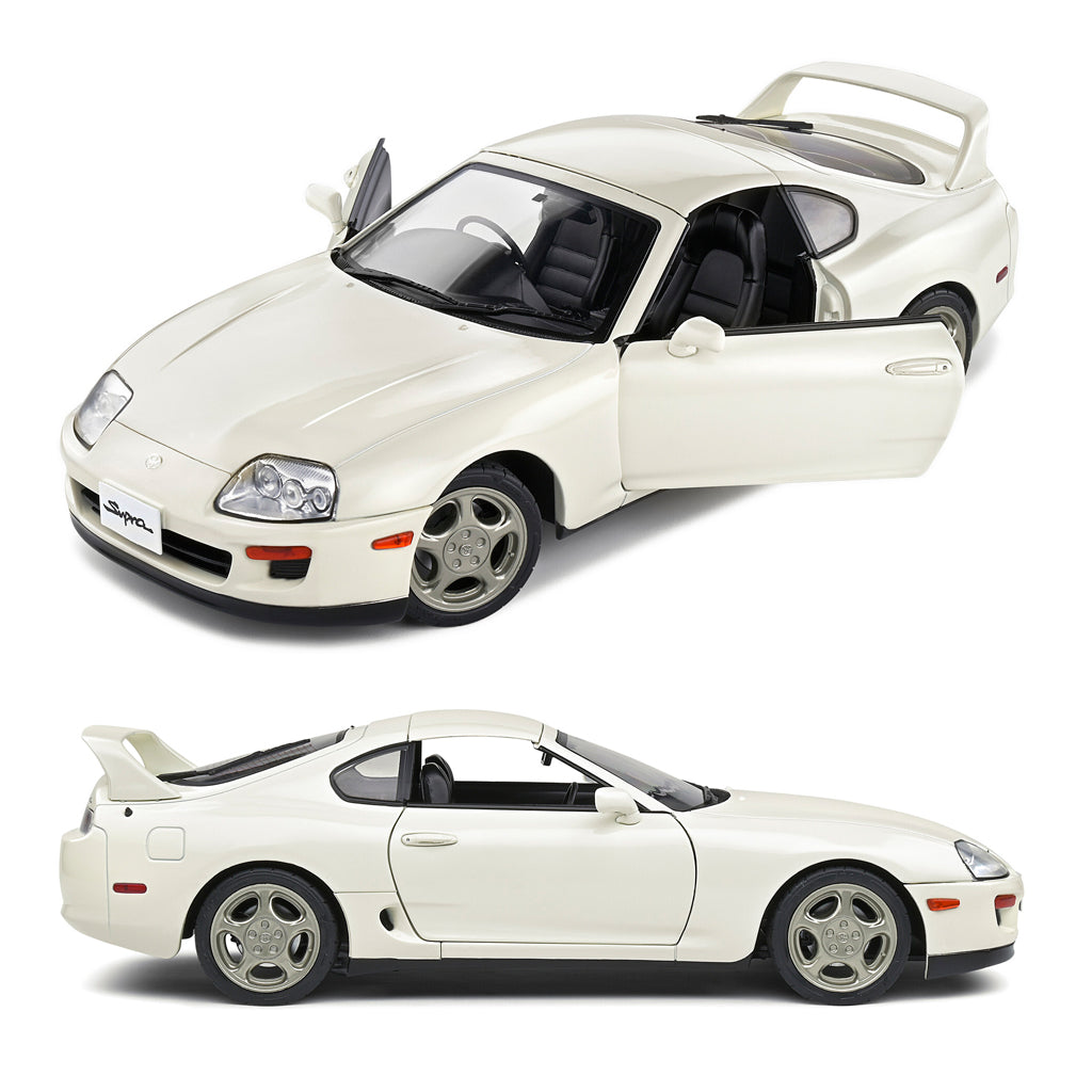 Solido 1993 Toyota Supra Mk4 A80 Targa Roof Super White (1:18)