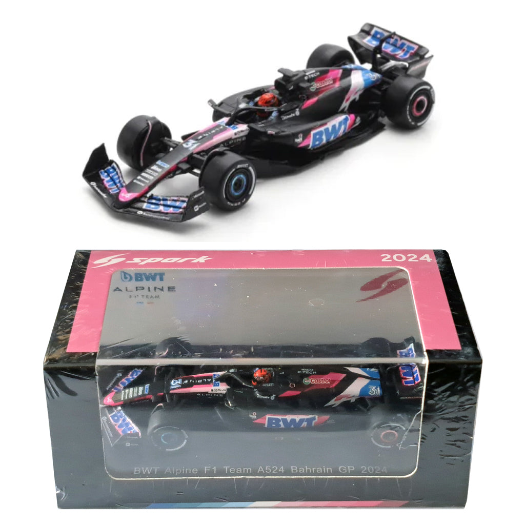 Spark Alpine A524 BWT F1 2024 Bahrain GP #31 Esteban Ocon (1:64)