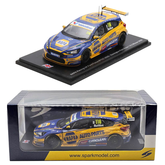 Spark Ford Focus NAPA Ash Sutton BTCC Donington Park 2025 (1:43 Scale)