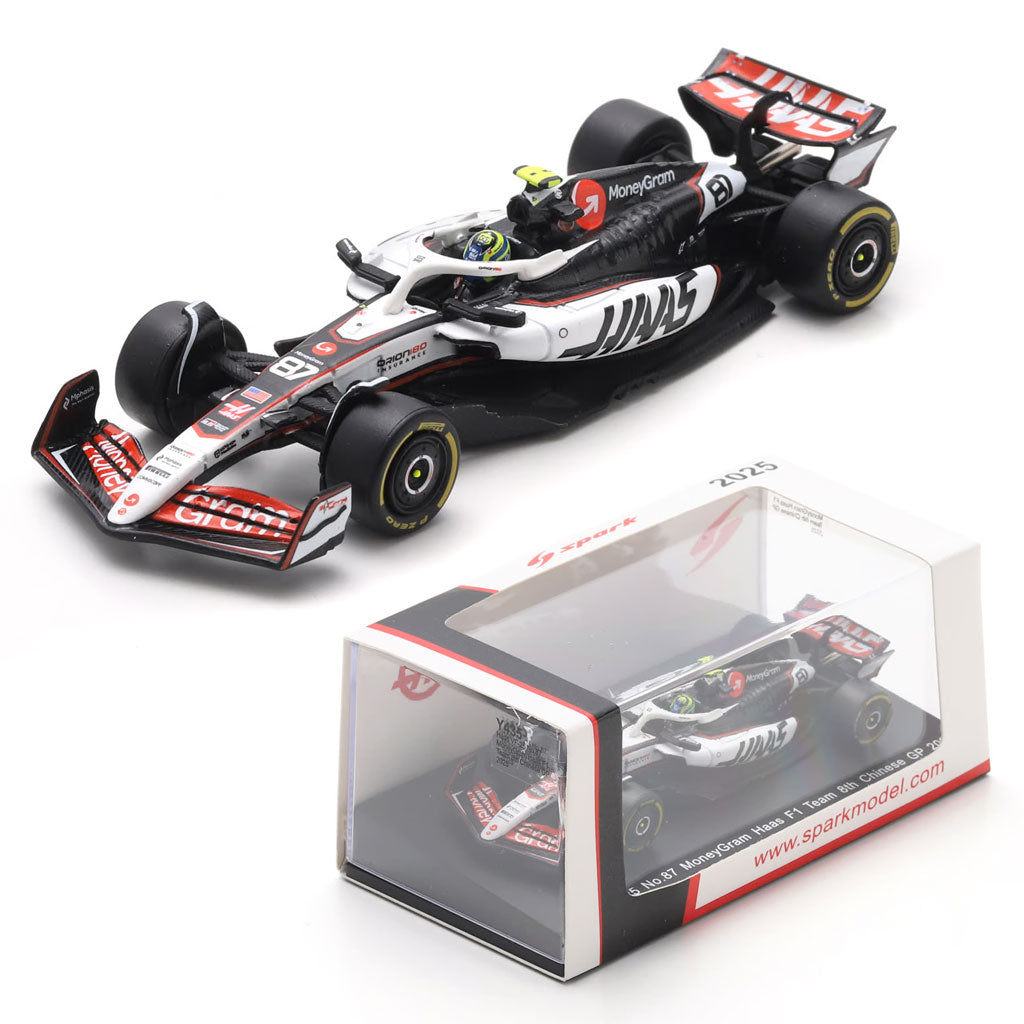 Spark Haas VF-25 F1 2025 8th Chinese GP #87 Ollie Bearman (1:64) Y435