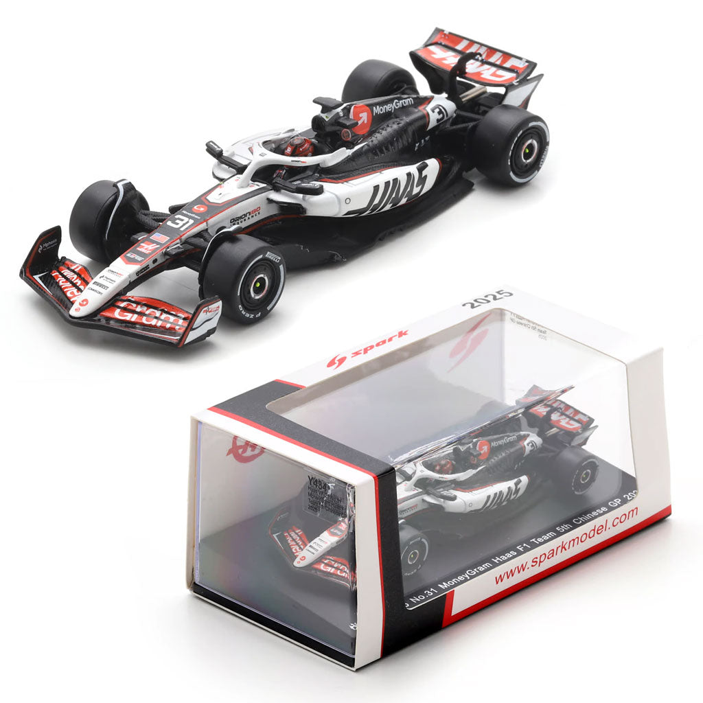 Spark Haas VF-25 F1 2025 Chinese GP #31 Esteban Ocon (1:64) (Y434)