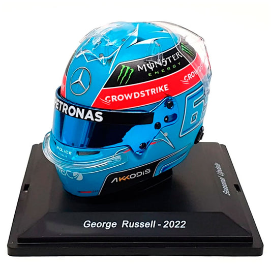 Spark Scale Helmet - George Russell 2022 Brazil GP Mercedes F1 (1/5)