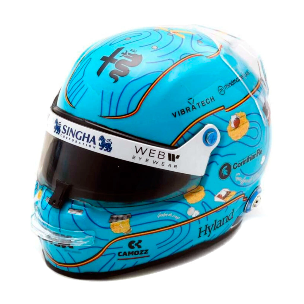 Spark Scale Helmet - Valtteri Bottas Belgian Grand Prix 2023 (1:5)