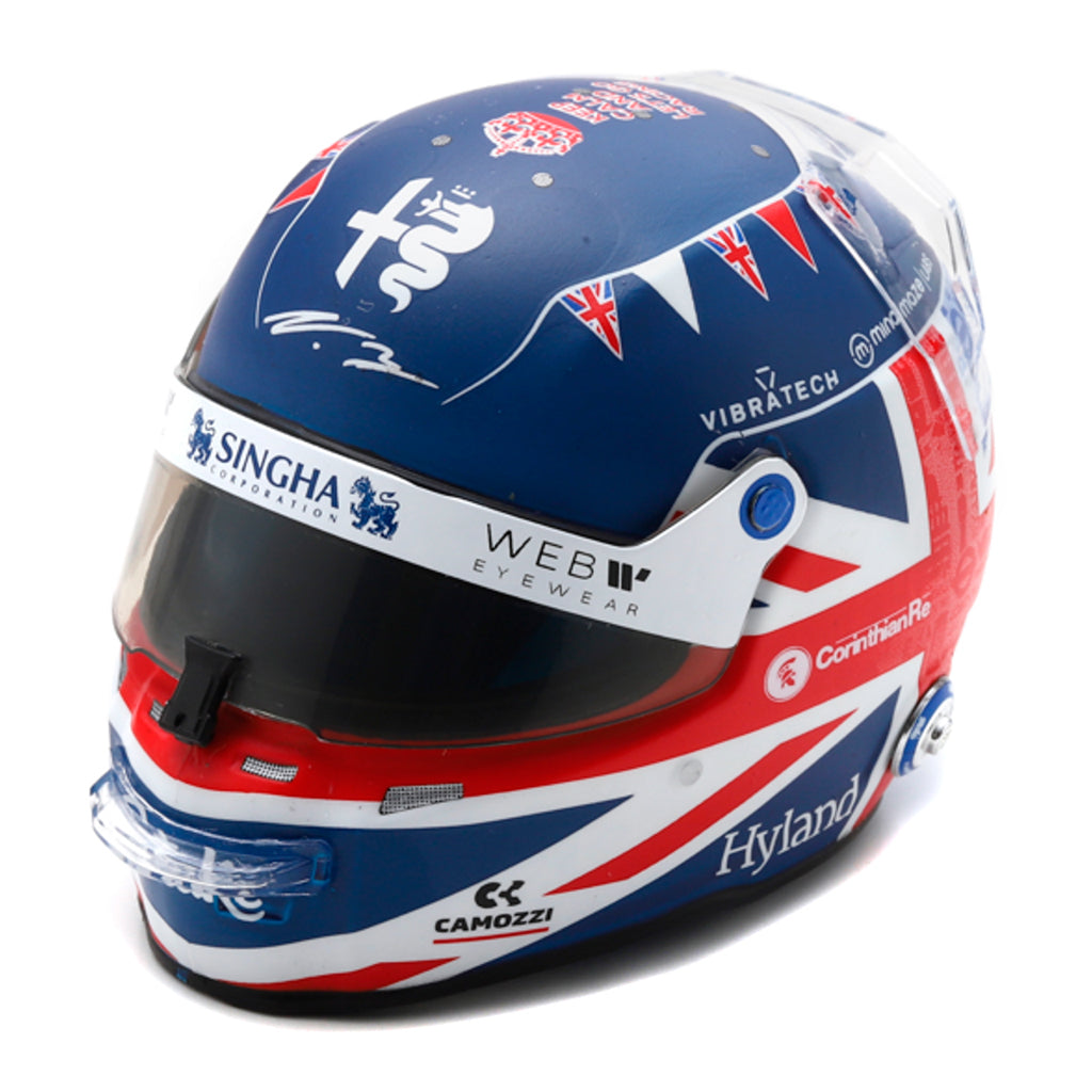 Spark Scale Helmet - Valtteri Bottas British Grand Prix 2023 (1:5)