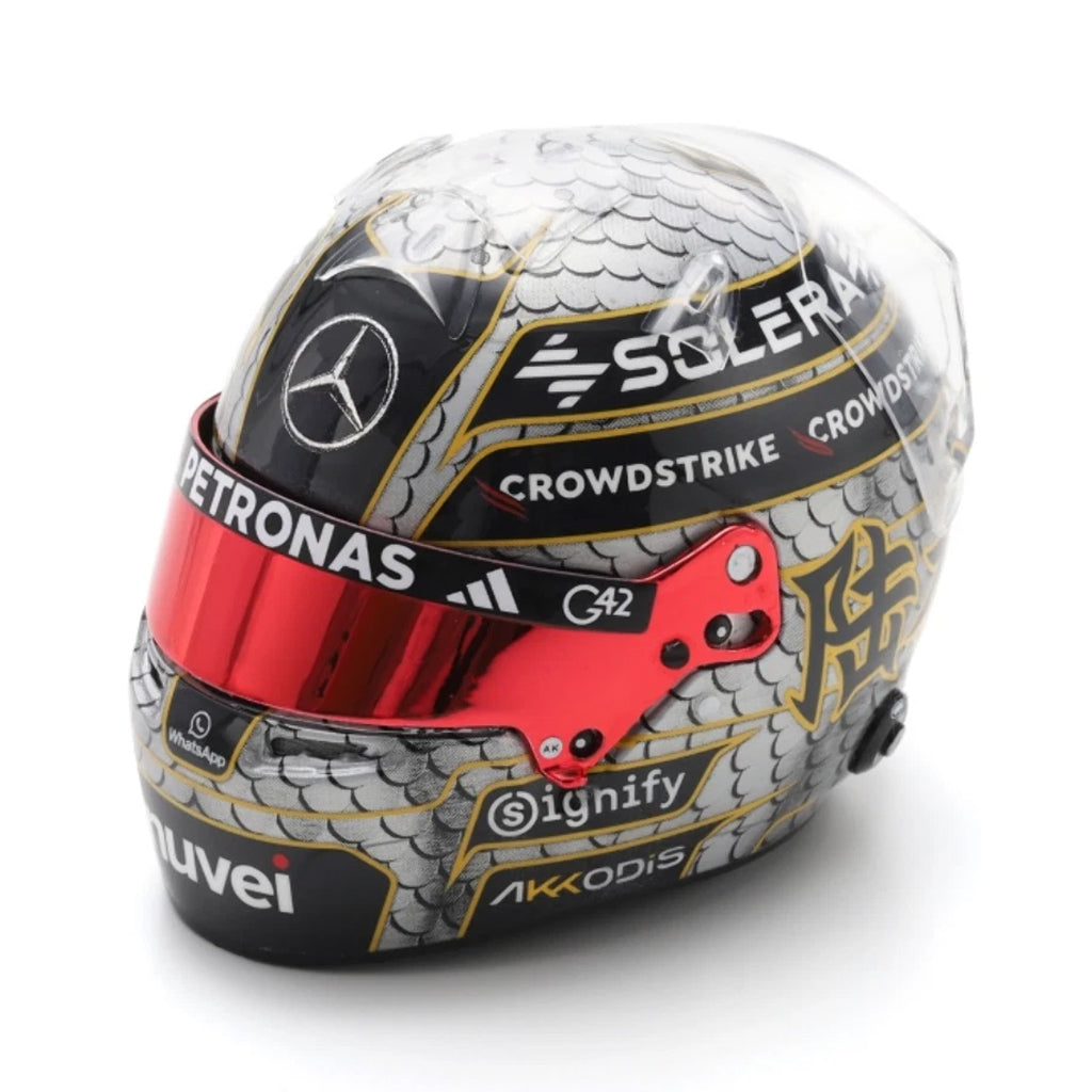 George Russell 2025 Chinese GP Mercedes F1 Mini Helmet (1:5) Spark