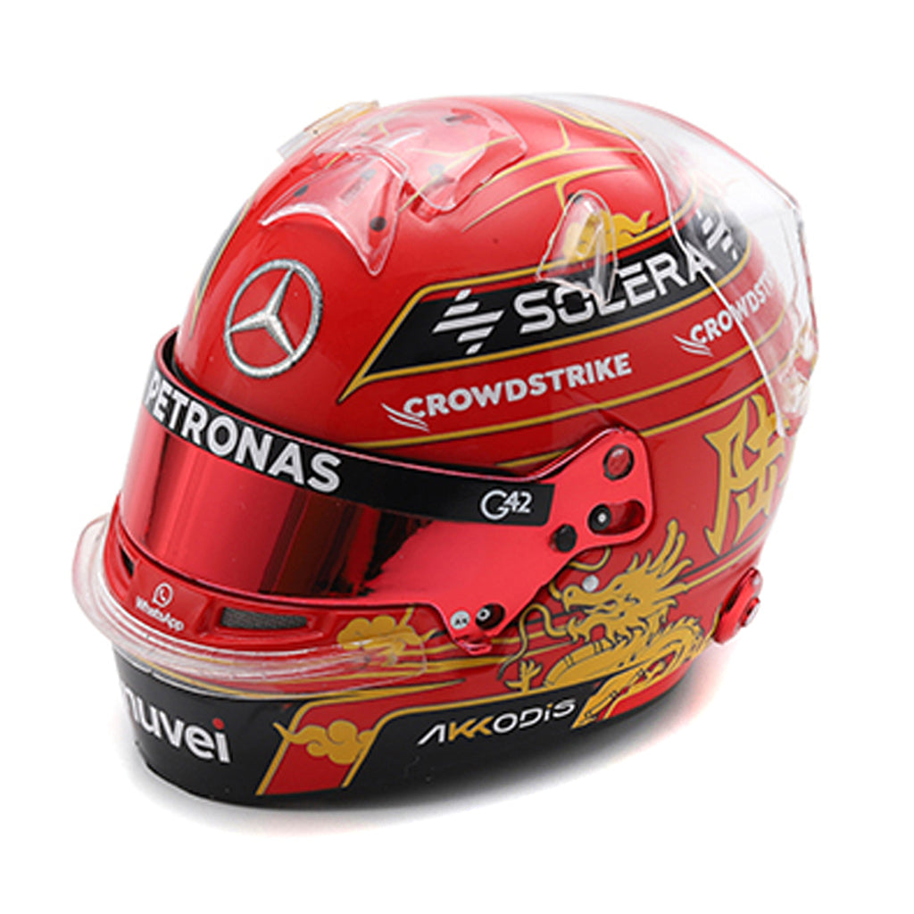 George Russell Chinese GP 2024 Mercedes F1 Mini Helmet (1:5) Spark